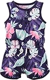 Carter's Baby Girls' Printed Jersey Romper