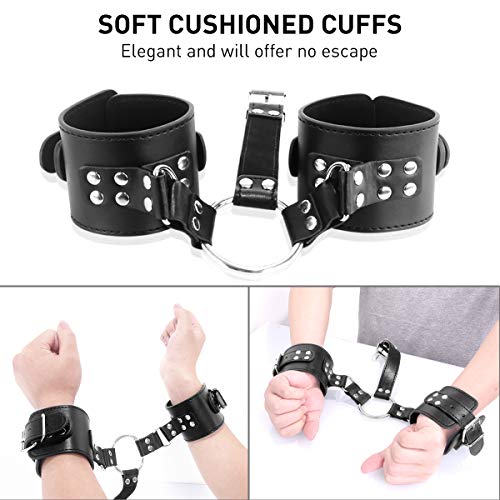 5 Restraints+Beginner+Handcuffs+Adjustable+Bondage
