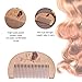 Walmeck Wooden Hair Comb Man’s Beard Comb Anti-static Male Mini Facial Hair Beard Comb Wood Massage Comb