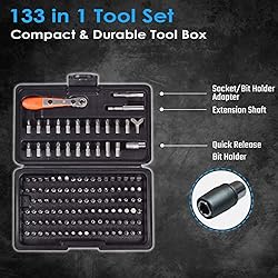 GreaTalent 133in1 CrV Steel Mini Ratchet Wrench