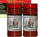 Plowboys Yardbird Rub 14 oz (2 Pack) with Complimentary Miniature Meat Smoking Guide Magnet Bundle