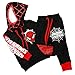 Wind Girl boy's spider-man hoodie and pants suit