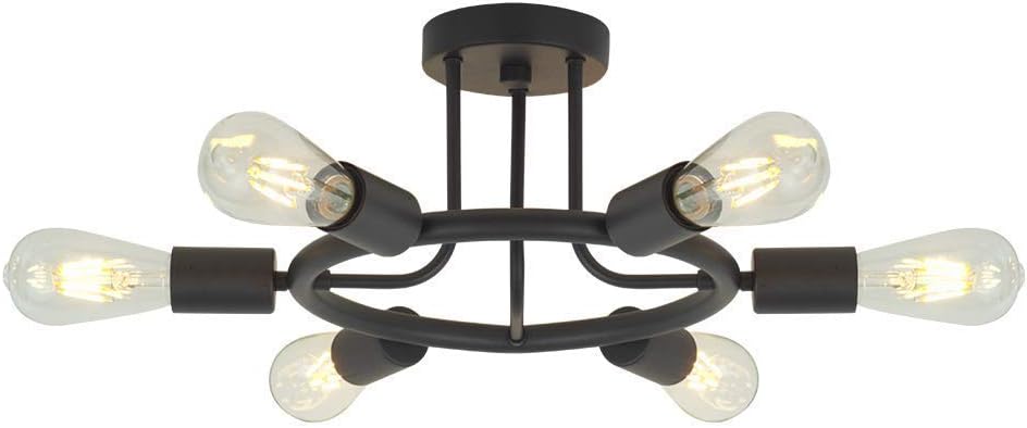 H W S Deckenlampe Vintage Metall Deckenleuchte Moderner Stil