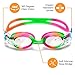 SWIM ELITE Kids Swimming Goggles - Comfortable Adjustable Strap, Anti-Fog, UV Protection, Toddler to Kid Size, Fun and Colorful Case