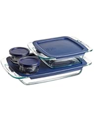 Single Detail Page Misc: Pyrex Easy Grab 8-Piece Glass Bakeware and Food Storage Set - imported