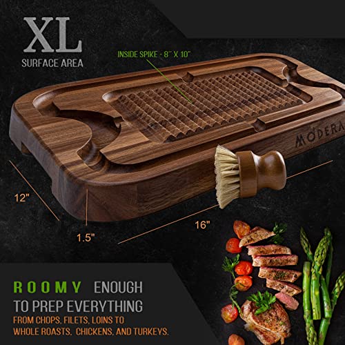 Large Acacia Wood Cutting Board Premium Butcher Block for Carving