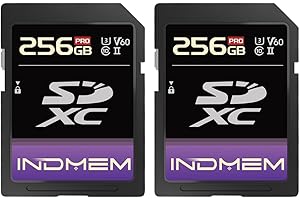 256GB SD Card 2pack UHS-II V60 U3 SDXC Memory Card, High Speed Read up to 280MB/s, V60 Memory Cards for Professional Camera 4