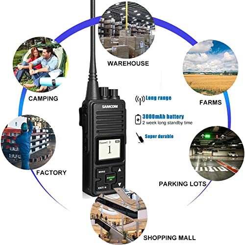 FPCN10A Two Way Radios Long Range 3000mAh Heavy Duty Walkie