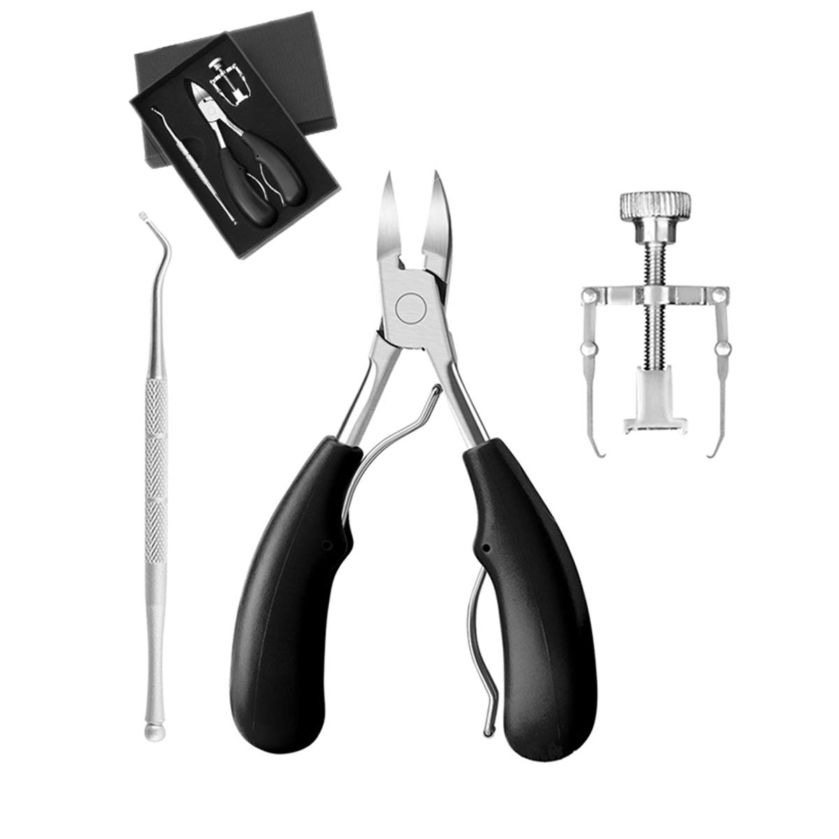 Dr.Pedi Ingrown Toenail Tool Set with Nail Nippers Lifter