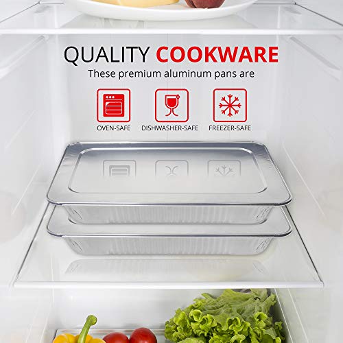 3 Aluminum+21x13+Disposable+Roasting+Covers