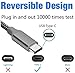 USB C Charger Cable,6FT 2PACK,Long Nylon,Fast Charging Cord for Samsung Galaxy S9 S8 Plus,Note 9 8,LG G7 V30S THINQ,V30,Google Pixel 2 3 XL,Moto G6 Z3,OnePlus 6T 6,ZTE Axon Blade Max 2S,iPad Pro 2018