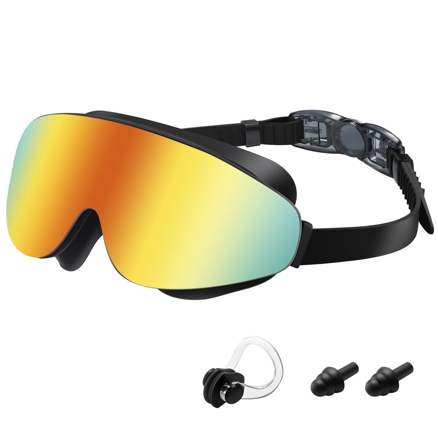 Vatefery Swimming Goggles Kids Toddler 6-14,Crystal Clear Polarized Swim Goggles for Kids,Junior Children Girls Boys,Anti-Fog,Waterproof,UV Protection Wide Vision Lenses