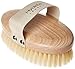 Hydrea London Natural Dry Body Brush – Exfoliating Dry Skin Brush with Natural Bristle, Dry Brush Cellulite Remover, Helps Improve Lymphatic Drainage - FSC® Certified Beechwood.