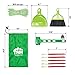 Tent Stakes Kit with 5 Aluminum Tent Pegs, Plastic Mallet, Reflective Nylon Paracord, Nesting Hand Broom & Dustpan and A Carrying Mesh Bag