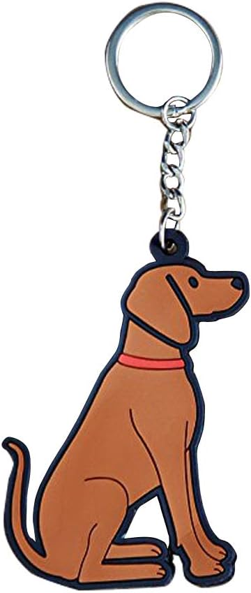 Sweet William Vizsla Keyring, Brown, 7 cm x 5.5 cm