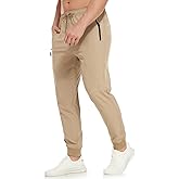 SPOSULEI Mens Joggers Lightweight Athletic Hiking Pants Quick Dry Running Track Gym Sweatpants with Zipper Pockets
