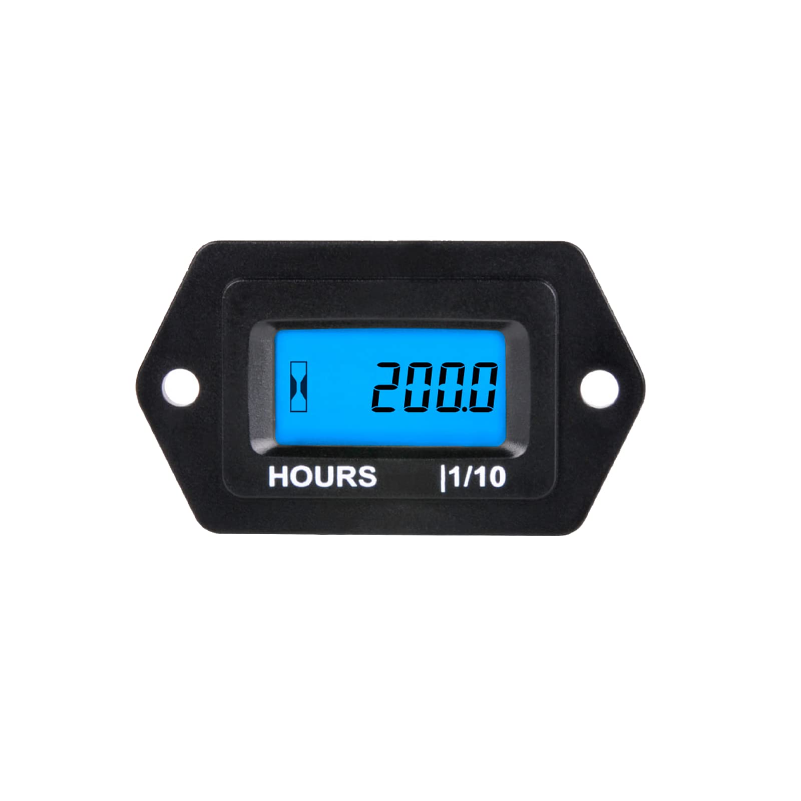 Taikemeti Digital LCD DC(9V to 65V) Hour Meter, Hour Meter Gauge, Used for Lawn Mower Generator Snowblower Marine Boat Golf Cart Forklift RV Motor