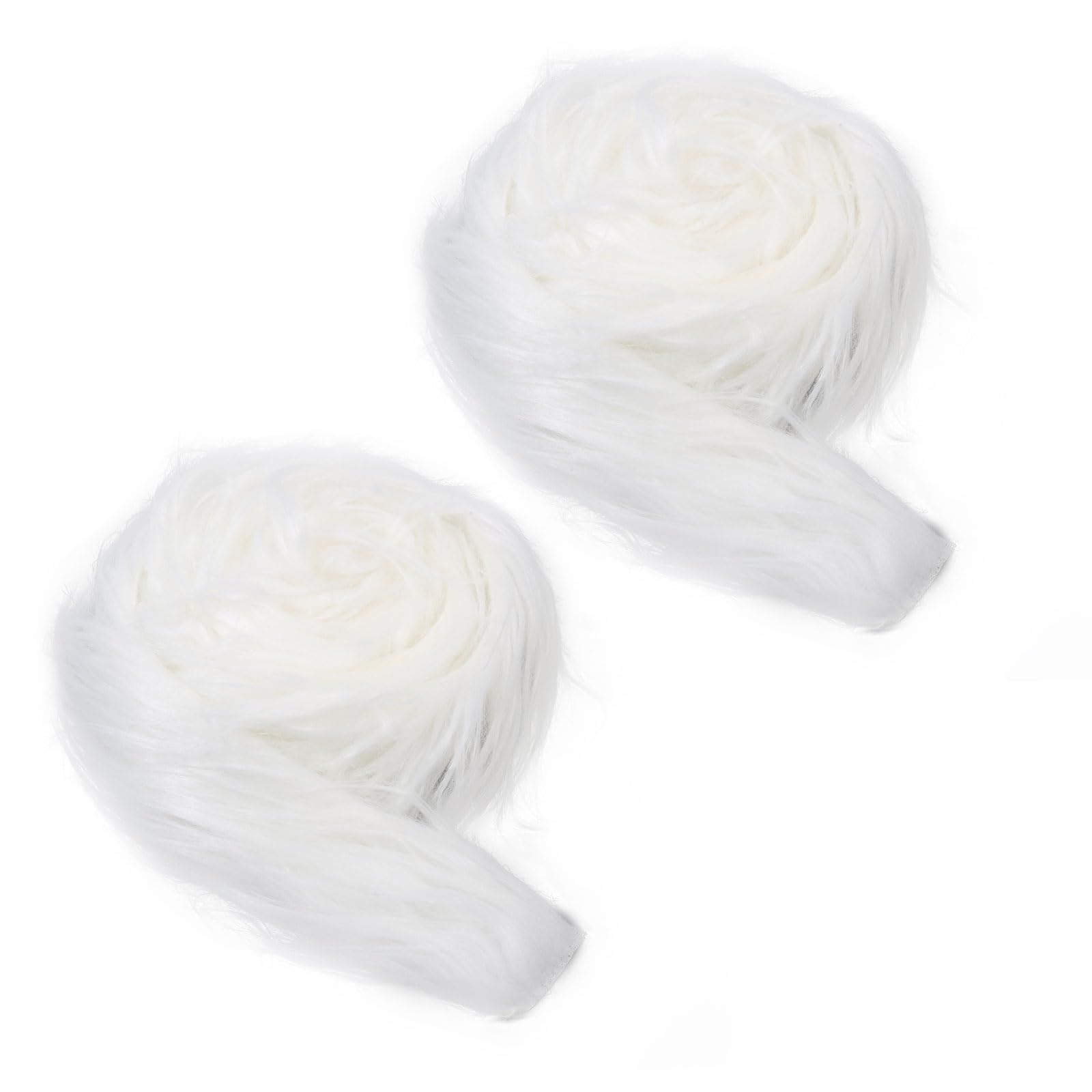 GLOBLELAND 2Pcs 4.3Yards/4M feathers Fluff Boas Christmas Costume Decoration for Home Dancing Party Dress Up Wedding DIY Craft Sewing