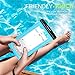 MoKo Floating Waterproof Phone Pouch Holder, Floatable Phone Case Dry Bag with Lanyard Armband Compatible with iPhone 14 13 12 11 Pro Max X/Xr/Xs Max,8/7/SE 3,Samsung S21/S10/S9/S8, Sky Blue