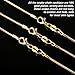 TecUnite 24 Pack Gold Snake Chain Necklace Chains with Lobster Clasps Gifts DIY for Jewelry Making, 1.2 mm