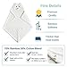 Bear Hooded Baby Towel For Toddler, Newborn and Infant | Super Soft Organic Bamboo | Animal Face Design For A Girl or Boy | Great For Bathtub, Pool or Beach by BabyTrove