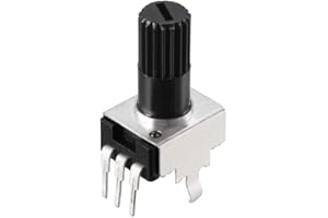 uxcell Potentiometer 100K Ohm Variable Resistors Single Turn Rotary Carbon Film 10pcs