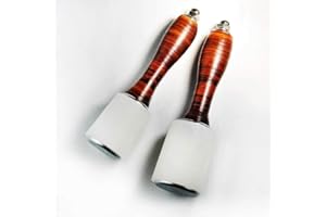 OWDEN Professional leather carving hammer,leathercraft mallet,leather maul,High quality nylon head with leather grip handle,Leather tools for handmade diy leathercraft(Sizes:large or small) (1.0 LB)