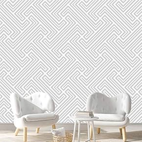 signwin Wall Mural Geometric Pattern Removable Self-Adhesive Wallpaper...