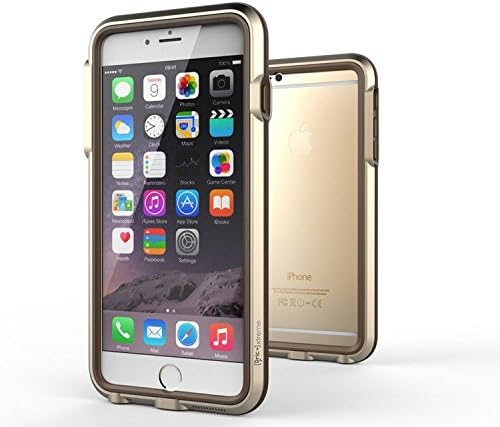 [BRIC+] XTREME Water Resistant and Bulletproof, Aircraft-Grade Aluminum Case, Armor for iPhone 6 - Gold Brown