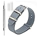 CIVO NATO Strap 4/8 Packs - 16mm 18mm 20mm 22mm 24mm Premium Ballistic Nylon Watch Bands Zulu Style with Stainless Steel Buckle