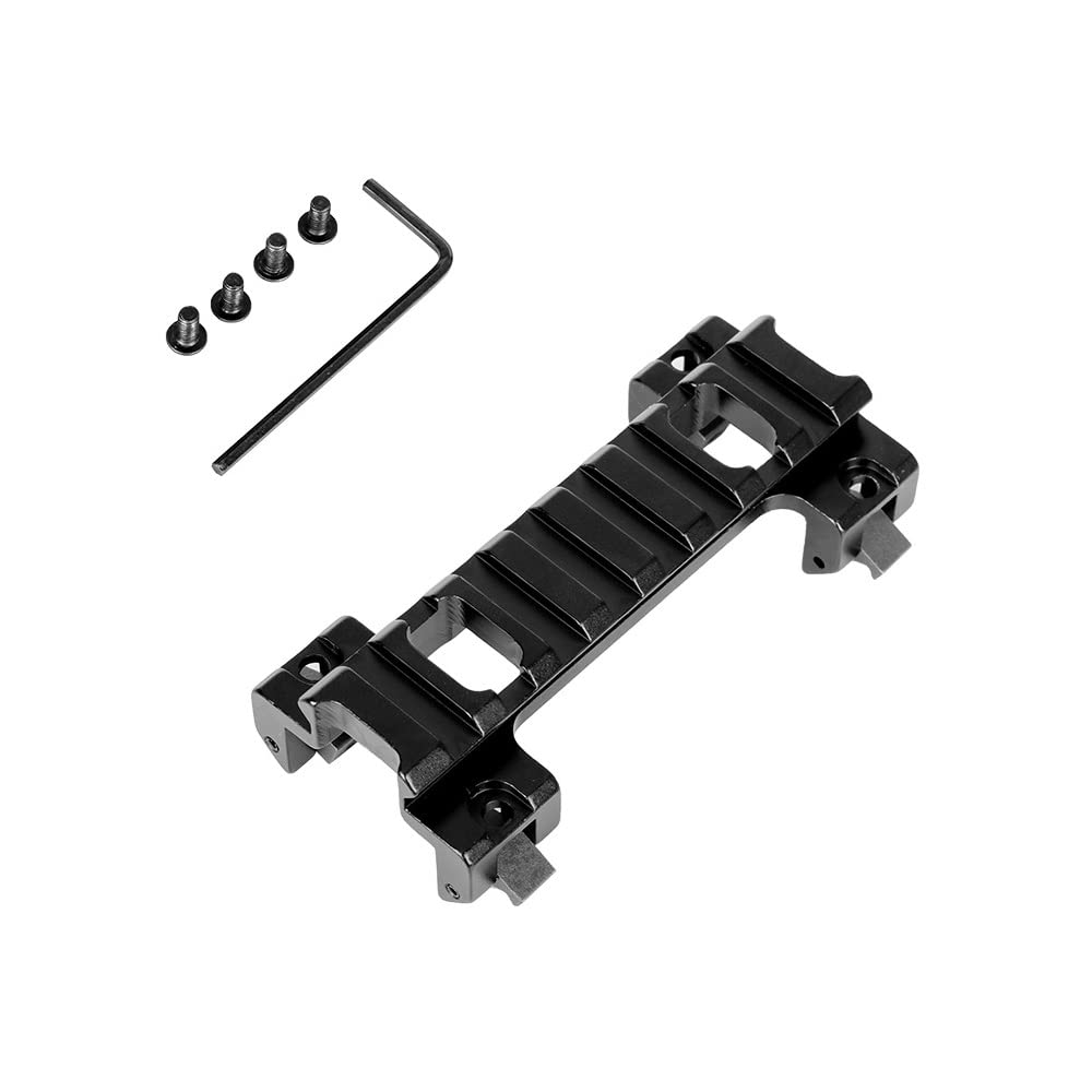 WINFREE MP5/G3 Rail Mount Low Profile 20 mm Picatinny Weaver Rail Adapter Hunting Scope Rail Base