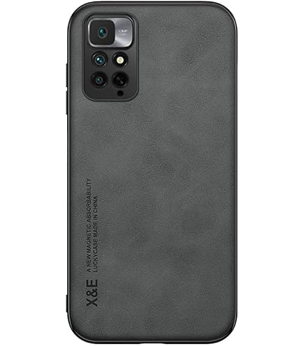 Cover Kepuch Mowen Per Xiaomi Redmi 10 / Redmi Note 11 4G (2021) - Custodia Con Piastra Metallica Per Supporto Magnetico Auto - Nero - 2