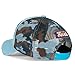 ililily Howel's Camouflage Baseball Mesh Cap Distressed Vintage Trucker Hat, Sky Blue