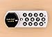 FJM Security Products 7910-K10-HRH-WHT Combi Cam E Electronic Cabinet Lock, White
