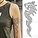 Viking Celtic Nordic Tribal Dragons Tribal Stick on Tattoo Temporary Body Art Transfer for Women and Men Cosplay Halloween Adult Temp Tattoo for Arms Shoulders Chest Back Legs