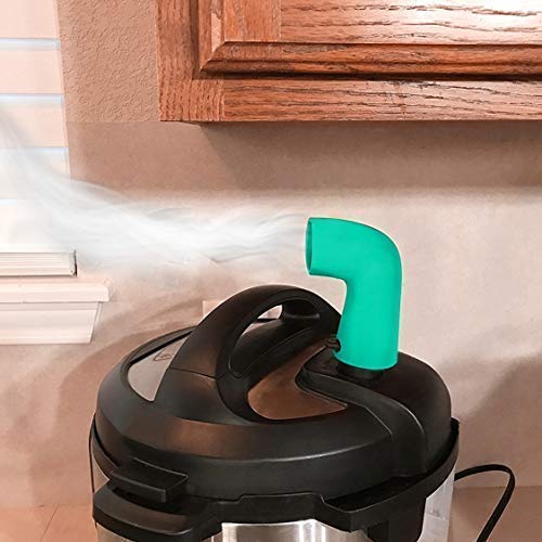 Steam Release Accessory Diverter Fits Instant pot 3, 5, 6, 8 Qt Duo & Smart Models Only, Made By High Grade Food Silicone，Helps Protect Cabinets-Green - Thumbnail 7