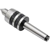 Yunnergo MT2 Ball Bearing Medium Duty Live Center Triple Bearing Lathe | MT2 Morse Taper for Wood and Metal Lathe CNC Work (Internal Rotation Type)