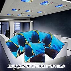 Patelai 8 Pack Fluorescent Light Covers for Ceiling