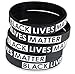 Forge Black Lives Matter Wholesale Wristband Silicone Bracelets (10 Bracelets)