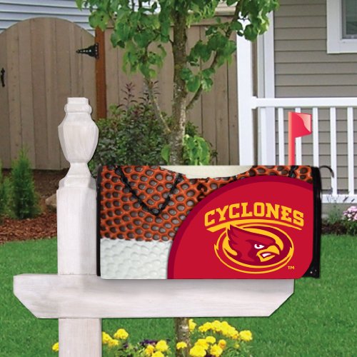 VictoryStore Yard Sign Outdoor Lawn Decorations: Iowa State University Magnetic Mailbox Cover (Design 5).