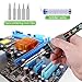 GEYOTAR Wood Burning Kit,Professional Pyrography Pen Set,60W Temperature Adjustable Soldering Iron with Switch,Wood Embossing/Carving/Soldering Tips,5 Stencil,6 Pencils,solder wire,Stand and Carry Bag