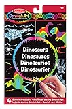 Melissa & Doug Scratch Art Activity Kit: Dinosaurs - 4 Holographic Boards
