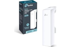 TP-Link CPE510 High Power Outdoor CPE/Access Point, 5GHz 300Mbps, 802.11n/A, Dual-Polarized 13dBi Directional Antenna, Passiv