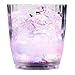 Liquid Activated Multicolor LED Lowball Glasses ~ Fun Light Up Drinking Tumblers - 10 oz. - Set of 4