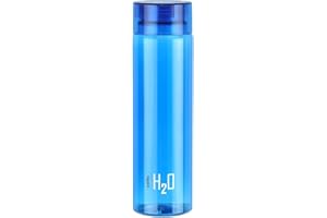 Cello H2O Unbreakable Plastic Bottle, 1 Litre, Blue