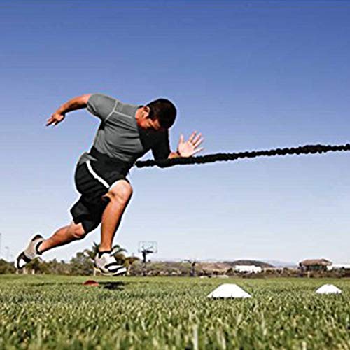 Fito Acceleration Speed Cord Resistance Bungee Band Running Training Band Equipment for Improving Speed Strength Power and Agility, Red