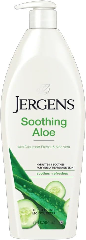 Jergens Refreshing Aloe Moisturizer Soothing Lotion 21 fl oz Hydrating Body Care