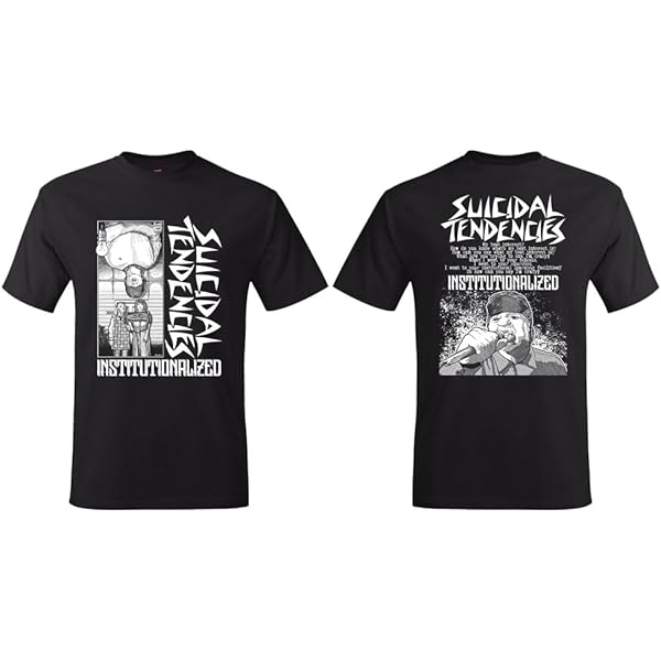 Suicidal Tendencies Official TS66 SxTx Charlie Manson + Sticker