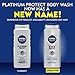 NIVEA Men Platinum Protect 3-in-1 Body Wash 16.9 Fluid Ounce