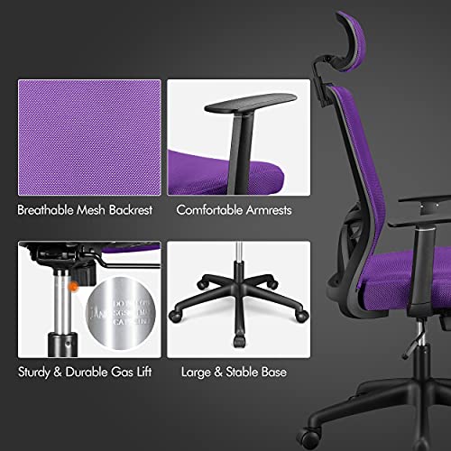 Yaheetech Ergonomic Office Chair High Back Computer Chair Technical